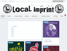 Tablet Screenshot of localimprint.com